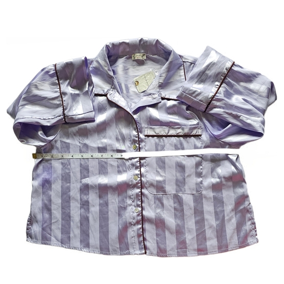 Free People Solid Pillow Talk PJ Top / Violet Frost Women's Size Medium NEW - Picture 8 of 15